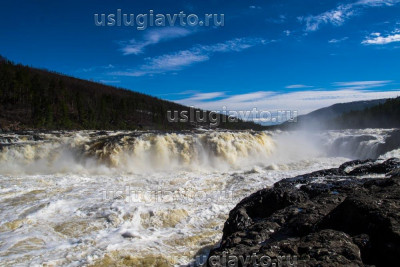 водопад на реке Курейка.jpg
